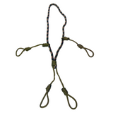Ultimate Camo Rope Call Lanyard with 4 call loops for hunting