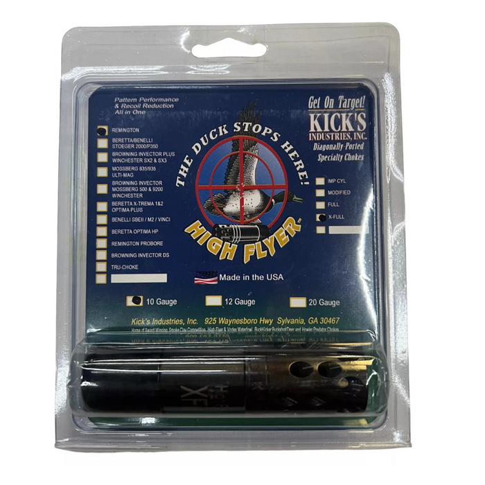 Kicks High Flyer Ported Choke Tube 10 Gauge