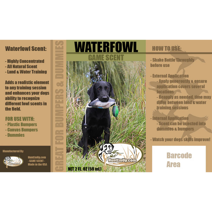 HuntEmUp Ultimate Waterfowl Dog Training Scent - Waterfowl Scent for Dog Training