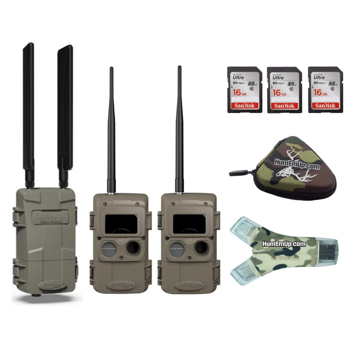 Cuddelink Cell Home Double Bundle with 2 IR Cameras IR-LL-2A