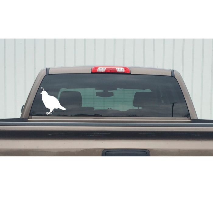 Quail Hunting Window Decal – Quail Hunting Window Sticker – 1002