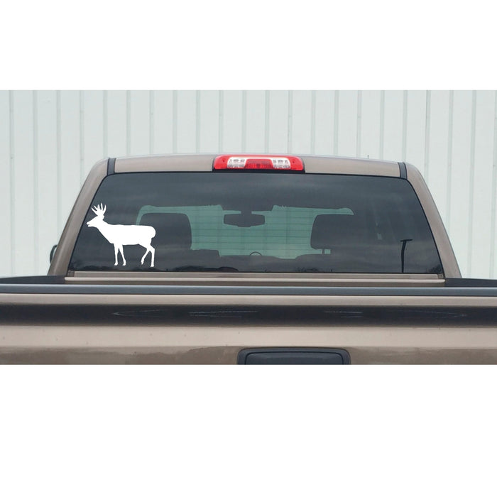 Whitetail Buck Profile Sticker