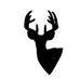 Whitetail, Deer Head Decal