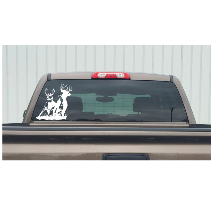 Deer Buck Fight Sticker