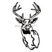 Deer Profile,Hunting Decal