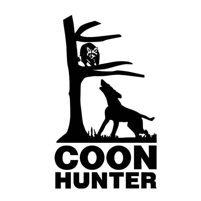 Coon Hunter Decal – Coon Hunter Sticker – 1216