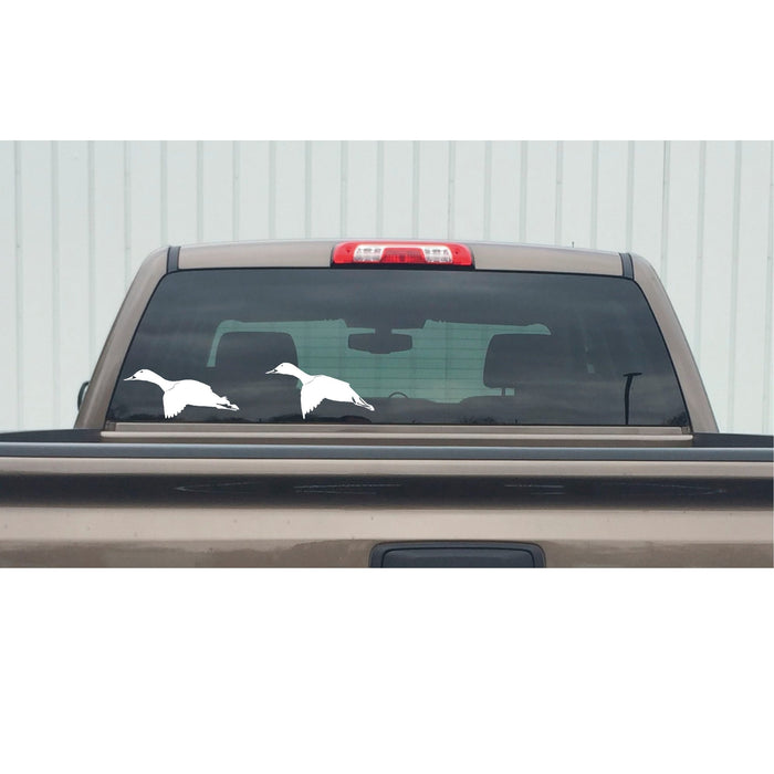 Canvasback Duck Pair Decal – Canvasback Duck Pair Sticker – 1222