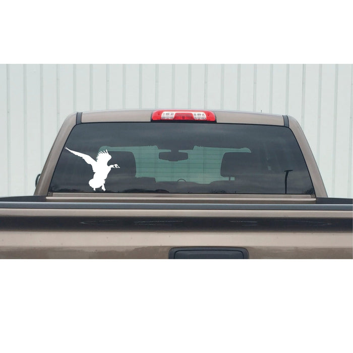 Goose Flapping Wings Decal – Flapping Goose Sticker – 1224