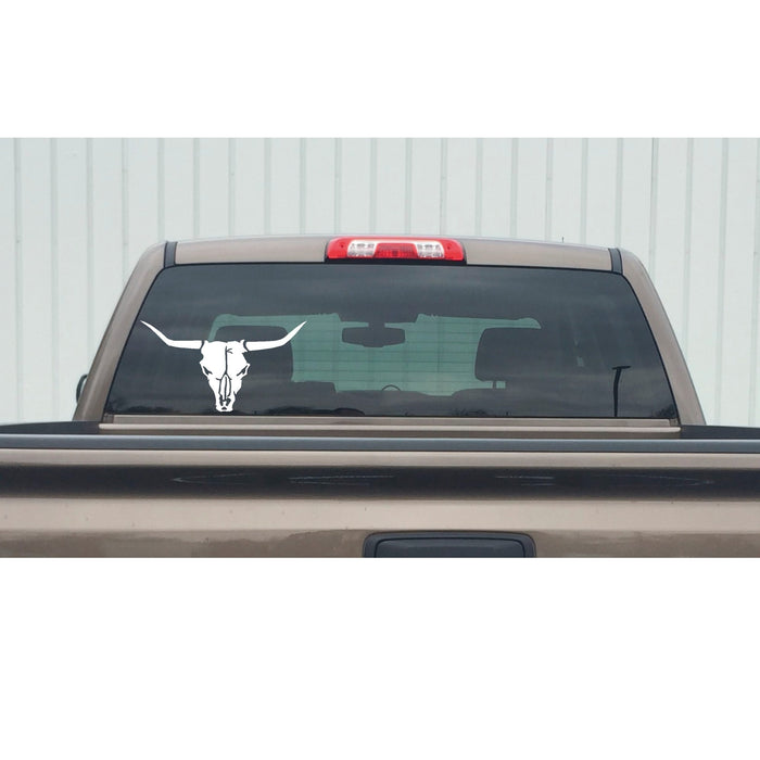 Longhorn Skull Decal – Longhorn Skull Sticker – 1280