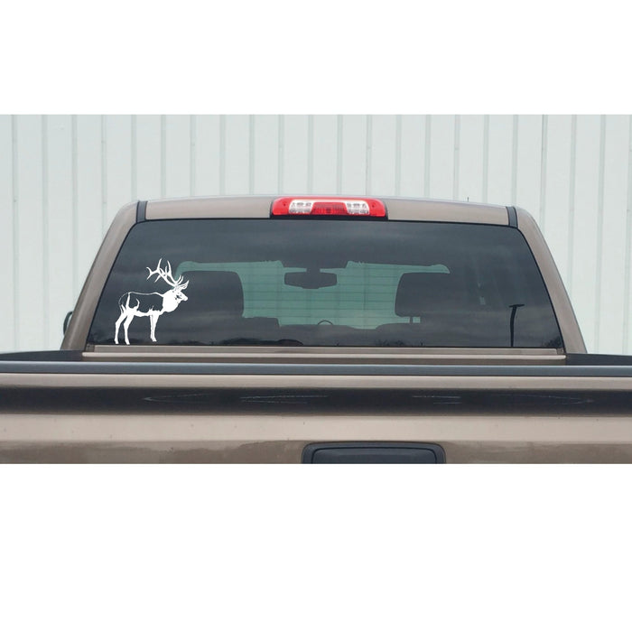 Bull Elk Decal Detailed- Elk Hunting Sticker- 1306