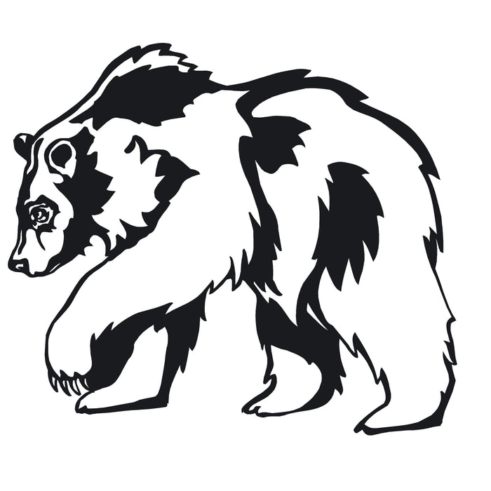 Grizzly Bear Decal – Grizzly Brown Bear Hunting Sticker – 1407