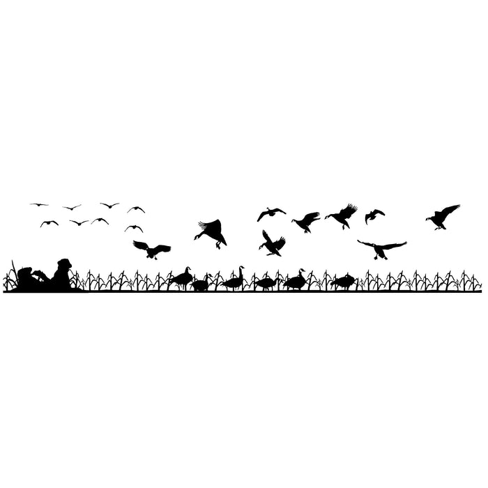 Goose Hunting Field Scene Window Kit – Hunting Truck Window Kit – 1701