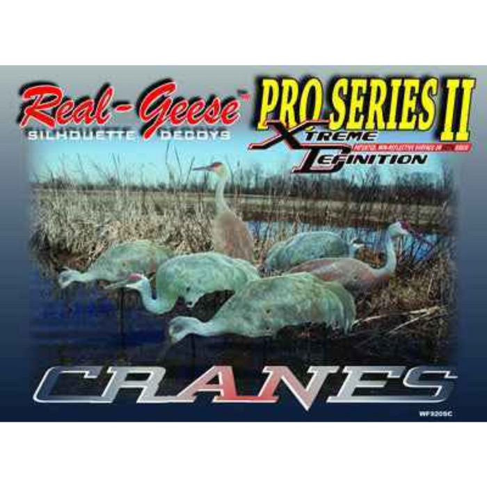 Real-Geese Pro Series II Sandhill Crane Decoys - Silhouette Crane Decoys