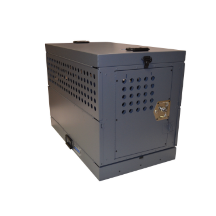 Owens Large Collapsible Dog Crate 55313 - K9 Series - Gray