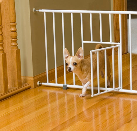 Carlson Mini Gate with Pet Door - HuntEmUp