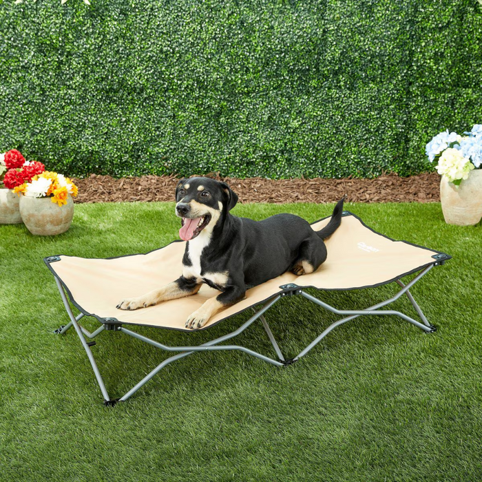 Carlson The Portable Pup - Large Pet Bed - Tan