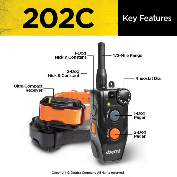 Dogtra 202C 2-Dog Trainer