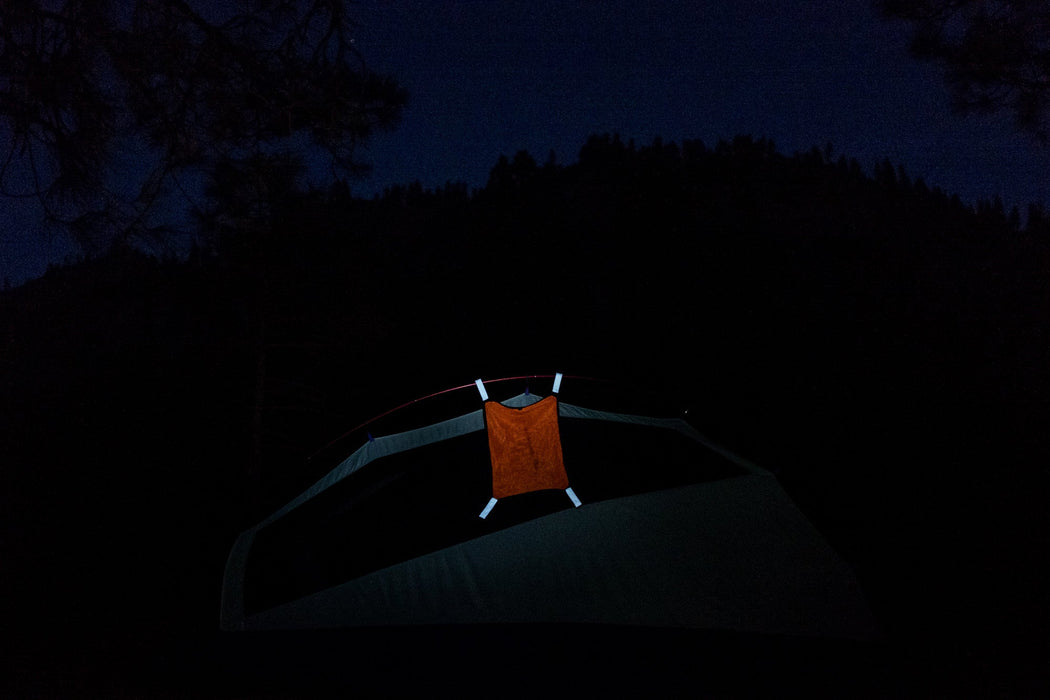 Orange Aglow Safety Panel | Blaze Orange Backpack Visibility Panel