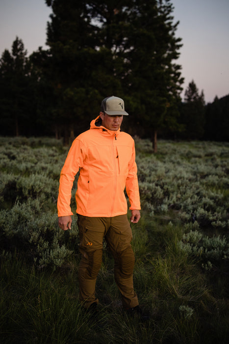 Ridgerunner Softshell Hunting Jacket | Quiet Insulated Blaze Orange Jacket