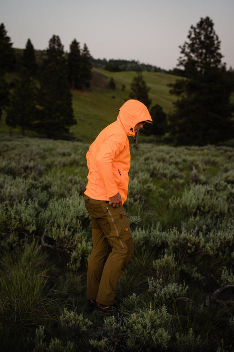 Ridgerunner Softshell Hunting Jacket | Quiet Insulated Blaze Orange Jacket