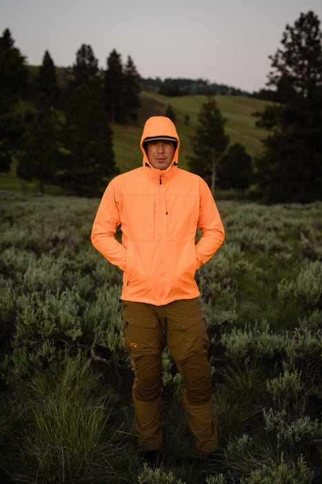 Ridgerunner Softshell Hunting Jacket | Quiet Insulated Blaze Orange Jacket