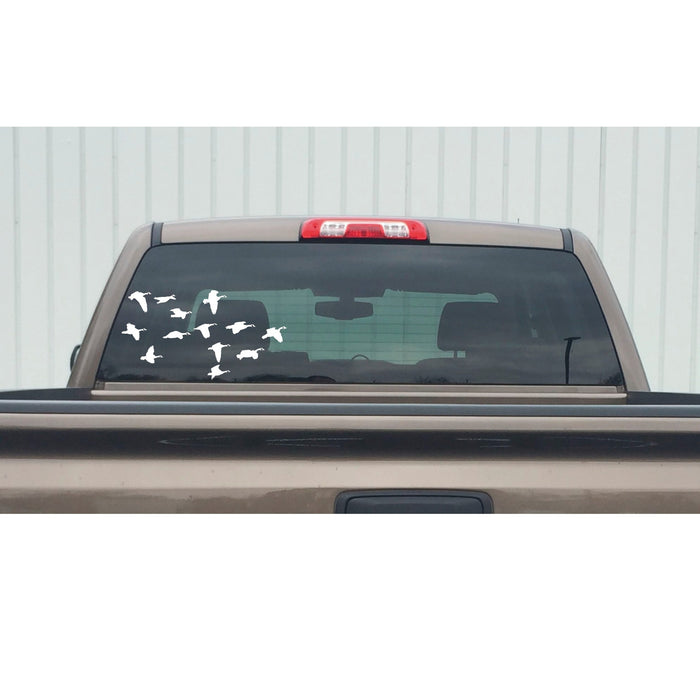 Mess of Geese Going By Decal – Mess of Geese Going By Sticker – 2028