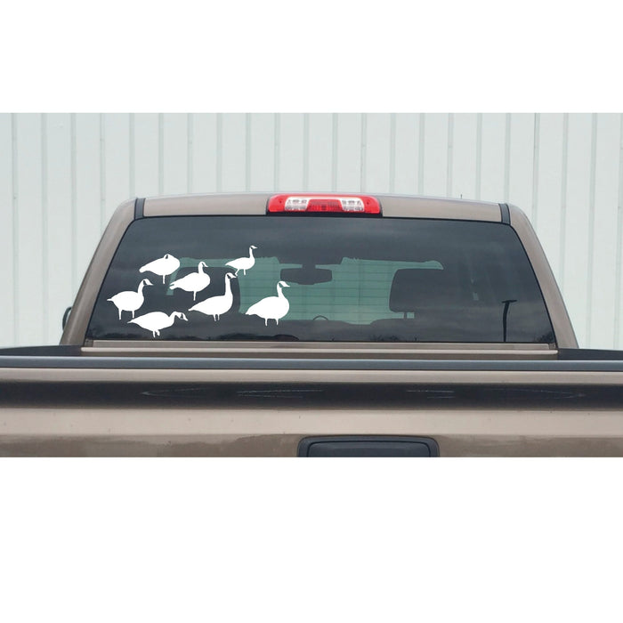 Standing Geese Sticker