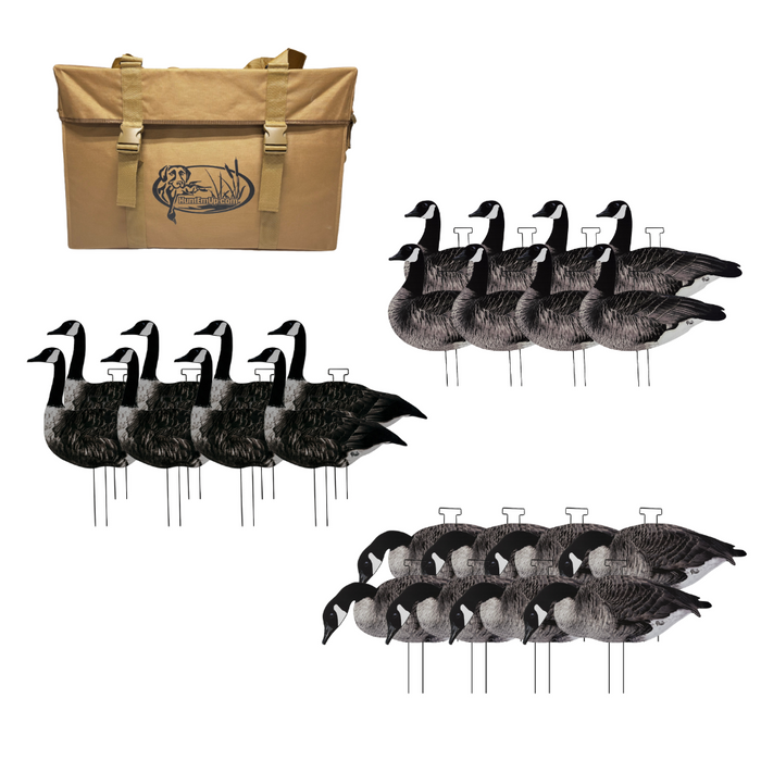 HuntEmUp Ultimate Flock-Stopper Silhouette Goose Decoys - Silhouette Goose Decoy Bundle