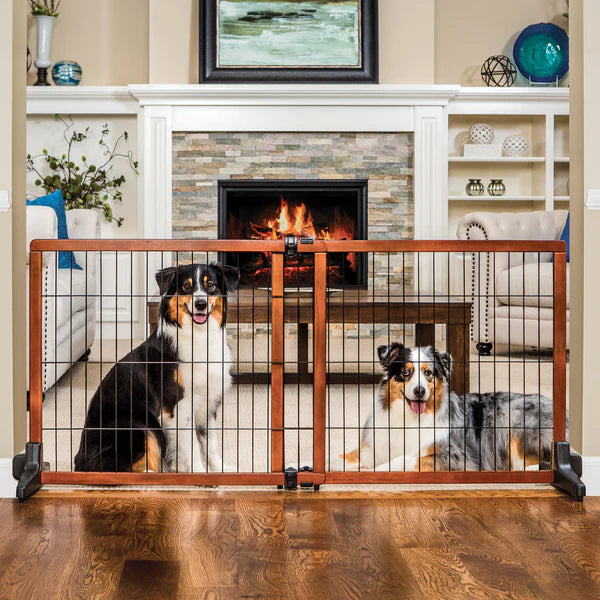 Carlson Freestanding 28” Tall EXTRA WIDE Pet Gate