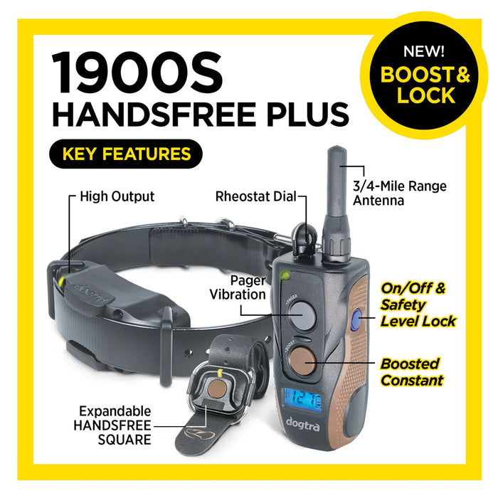 Dogtra 1900S Handsfree Plus with Boost & Lock