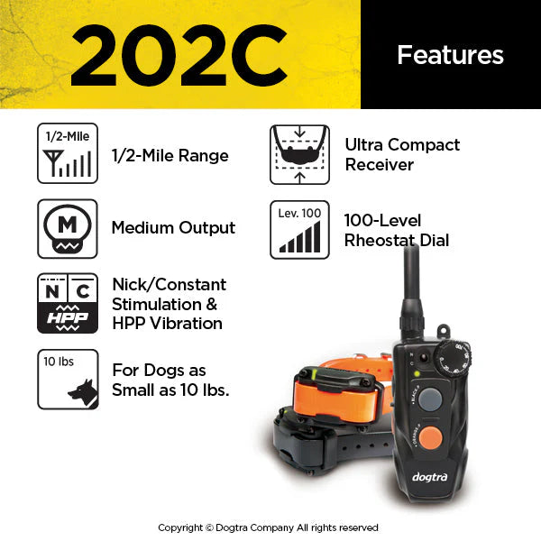 Dogtra 202C 2-Dog Trainer