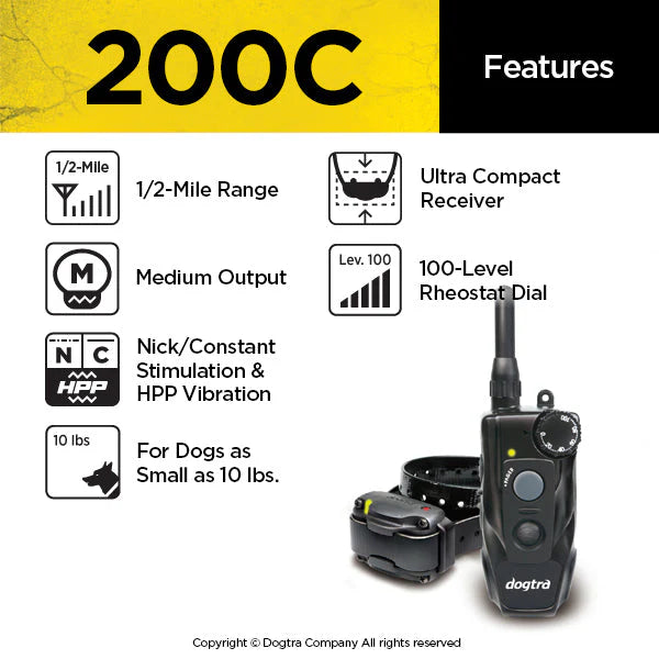 Dogtra 200C 1-Dog Trainer