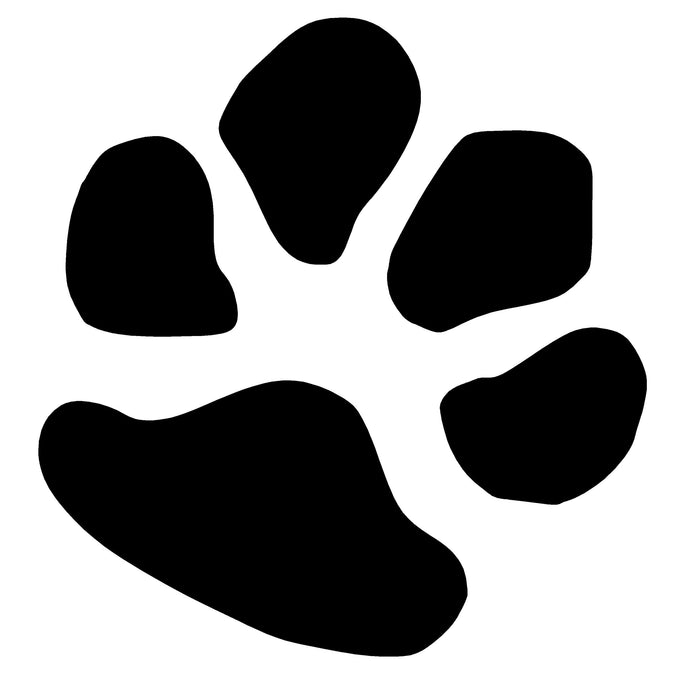 Paw Print Decal