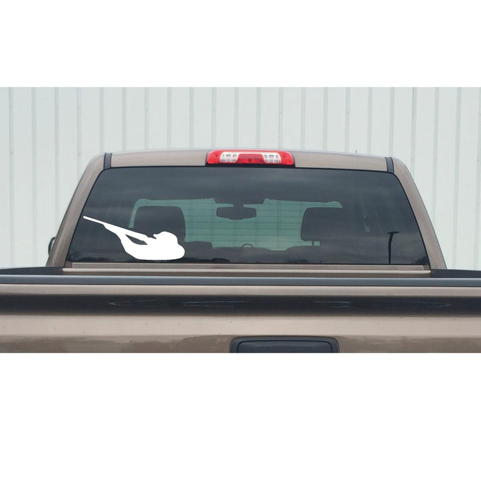 Hunter Shooting Gun Decal – Hunter Shooting Gun Sticker – 3510