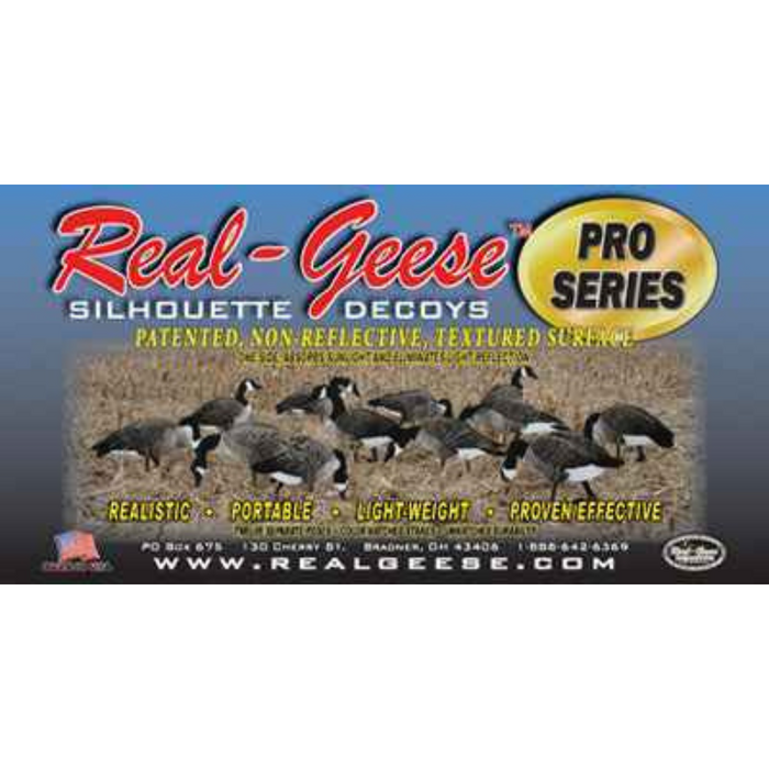 Real-Geese Pro Series Canada Goose Decoys - Silhouette Goose Decoys