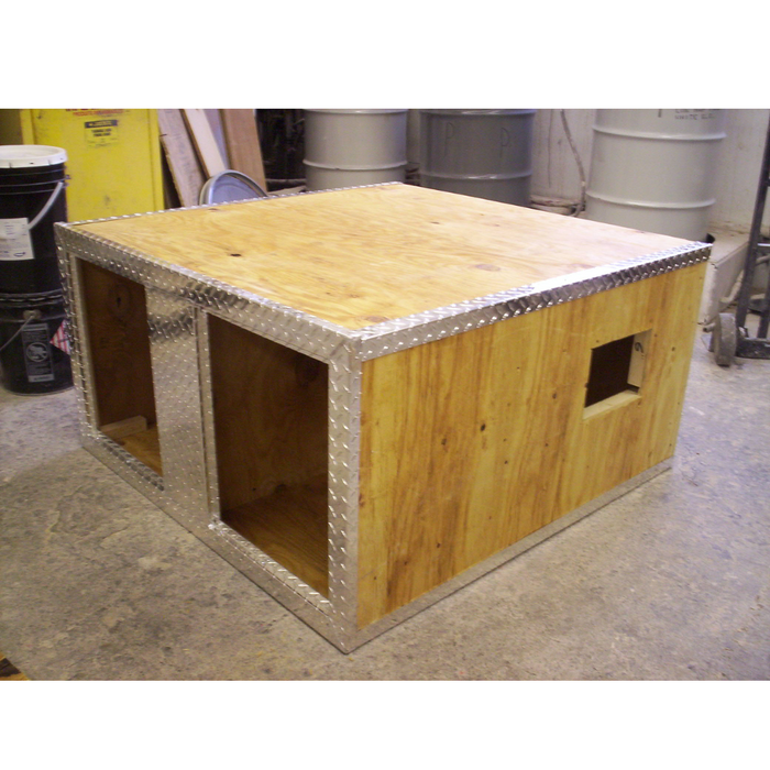 Owens Dog Box 55408 - DIY Series Double Compartment