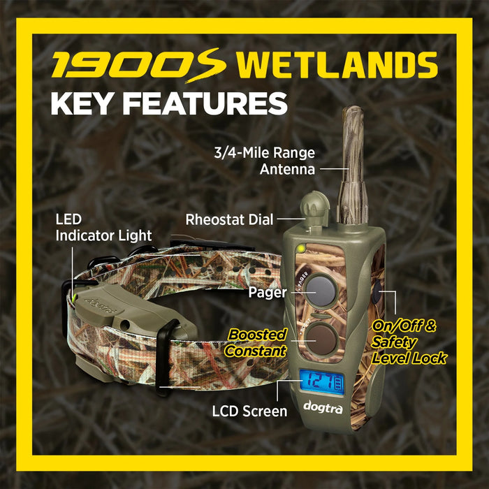 Dogtra 1900S Wetlands with Boost & Lock