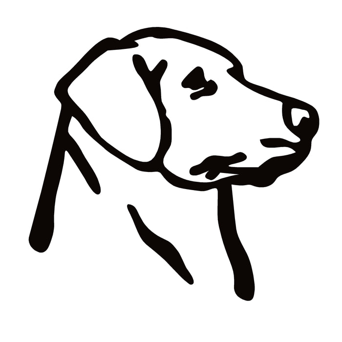 Labrador Retriever Head Hunting Dog Decal – Lab Head Hunting Dog Sticker – 4009