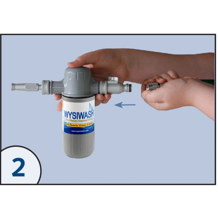 Wysiwash Sanitizing Sprayer System - Wysiwash Sanitizer-V and 9-Pack of Jacketed Caplets