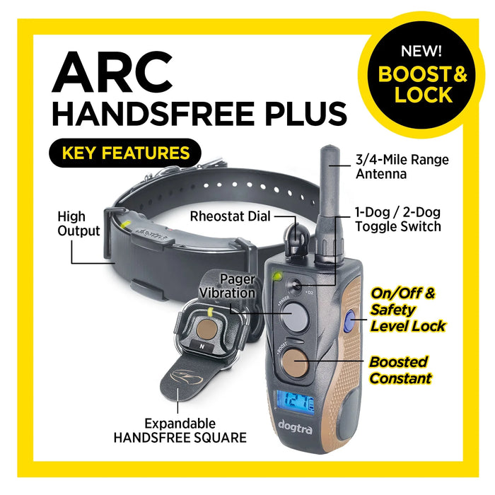 Dogtra ARC Handsfree Plus with Boost & Lock