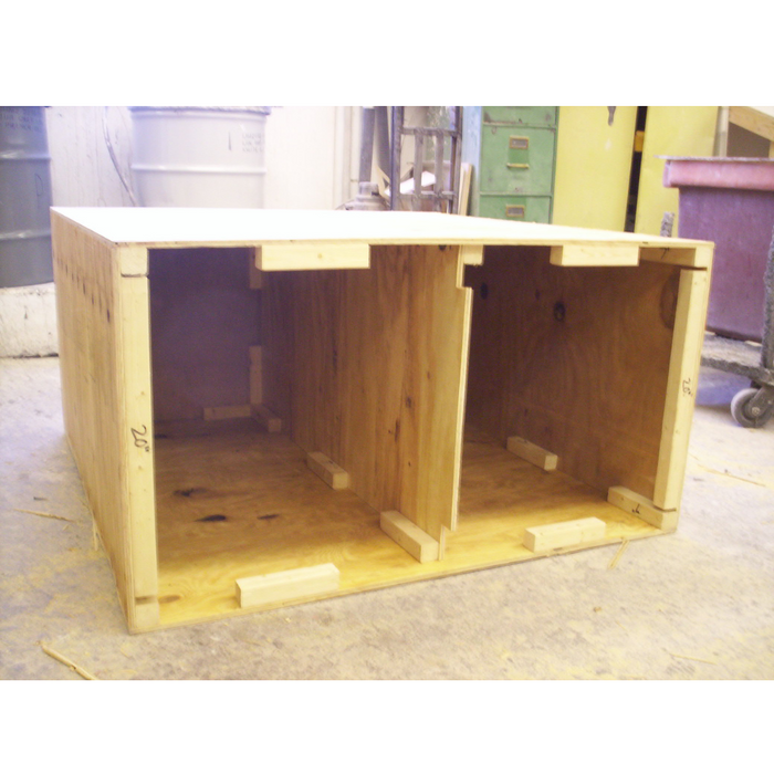 Owens Dog Box 55408 - DIY Series Double Compartment