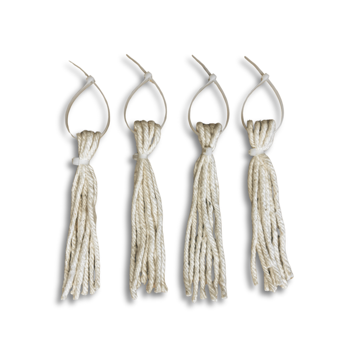 HuntEmUp Scent Rope Tassels 4-Pack - Mock Scrape Tassels