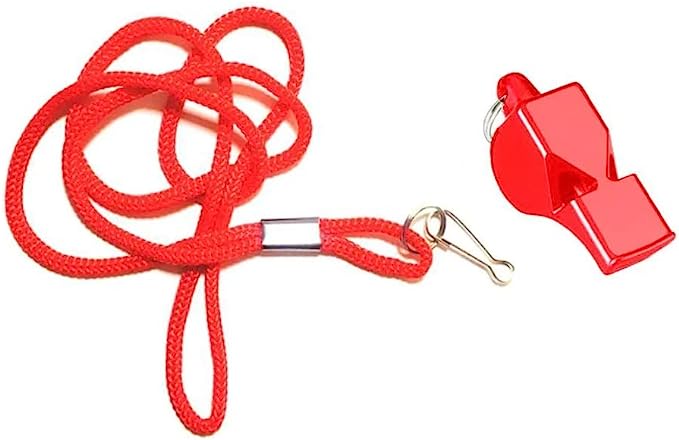 HuntEmUp Ultimate Hunters Hunt Test Dog Training Whistle Orange with Lanyard Pea-Less Design Loud Hunting Dog Training Whistle with Lanyard