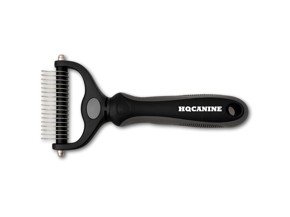High Quest Canine Undercoat Rake & Stainless Steel Comb Set