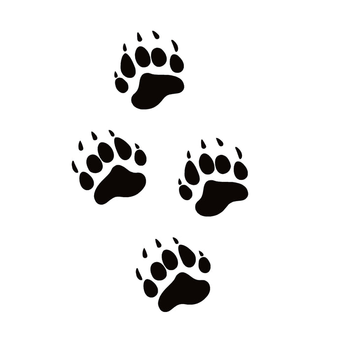 Bear Tracks Hunting Decal – Bear Tracks Hunting Sticker – 7024