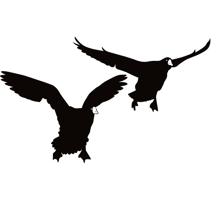 Goose Pair Comin’ In Hunting Decal – Goose Pair Comin’ In Hunting Sticker – 7058