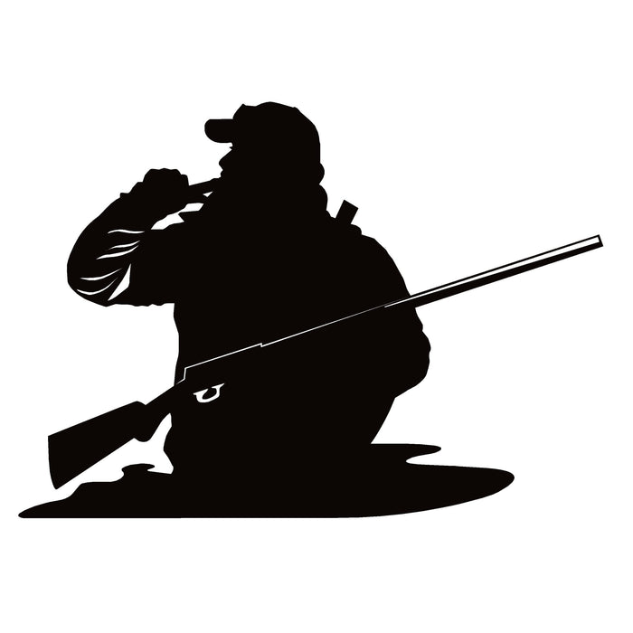 Duck Hunter in the Water Duck Hunting Decal – Duck Hunter in the Water Duck Hunting Sticker – 7081