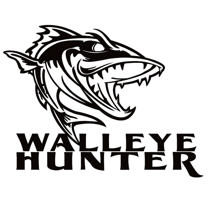 Walleye Hunter Walleye Fishing Decal – Walleye Hunter Walleye Fishing Sticker – 7121