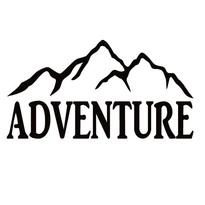 Mountain Adventure Love Outdoors Decal – Mountain Adventure Love Outdoors Sticker – 7131