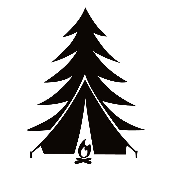 Tree Tent Camping Life Decal – Tree Tent Camping Life Sticker – 7140